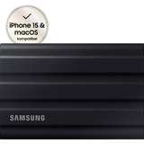 Samsung Portable SSD T7 Shield 4 TB, Externe SSD schwarz, USB-C 3.2 Gen 2 (10 Gbit/s), extern