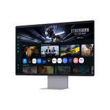 Samsung S32FM900SU, OLED-Monitor 80 cm (32 Zoll), silber, UltraHD/4K, QD-OLED, G-Sync kompatibel, FreeSync, 165Hz Panel