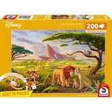 Schmidt Spiele Thomas Kinkade Studios: Disney - The Lion King Remember Who You Are, Puzzle 200 Teile