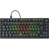 Sharkoon SKILLER SGK25, Gaming-Tastatur schwarz, DE-Layout, Huano Red