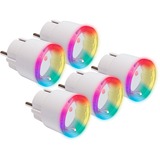 Shelly Plus Plug S, Schaltsteckdose weiß, 5er Pack