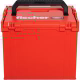 fischer L-BOXX FLB 374, leer, Werkzeugkiste rot/schwarz