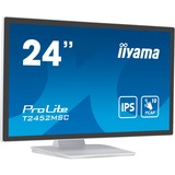 iiyama ProLite T2452MSC-W1, LED-Monitor 61 cm (24 Zoll), weiß/schwarz, FullHD, Touchscreen, IPS