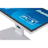 iiyama ProLite T2452MSC-W1, LED-Monitor 61 cm (24 Zoll), weiß/schwarz, FullHD, Touchscreen, IPS