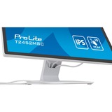 iiyama ProLite T2452MSC-W1, LED-Monitor 61 cm (24 Zoll), weiß/schwarz, FullHD, Touchscreen, IPS