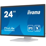 iiyama ProLite T2452MSC-W1, LED-Monitor 61 cm (24 Zoll), weiß/schwarz, FullHD, Touchscreen, IPS