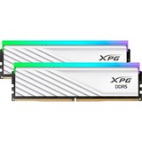 ADATA DIMM 48 GB DDR5-6000 (2x 24 GB) Dual-Kit, Arbeitsspeicher weiß, AX5U6000C3024G-DTLABRWH, Lancer Blade RGB, INTEL XMP, AMD EXPO