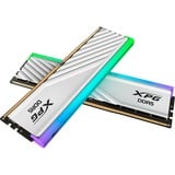 ADATA DIMM 48 GB DDR5-6000 (2x 24 GB) Dual-Kit, Arbeitsspeicher weiß, AX5U6000C3024G-DTLABRWH, Lancer Blade RGB, INTEL XMP, AMD EXPO