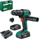 Bosch Heimwerken & Garten Akku-Schlagbohrschrauber AdvancedImpact 18V-80 QuickSnap grün/schwarz, 2x Li-Ionen Akku 2,5Ah, Koffer, POWER FOR ALL ALLIANCE