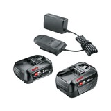 Bosch Heimwerken & Garten Starter-Set 18V (PBA 2.0Ah + PBA 4.0Ah + AL 18V-20) schwarz, 2x Akku + Ladegerät, POWER FOR ALL ALLIANCE