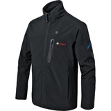 Bosch Professional Heat+Jacket GHJ 12+18V Kit Größe XL, Arbeitskleidung schwarz, inkl. Ladeadapter GAA 12V-21, 1x 12-Volt-Akku
