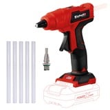 EINHELL Power X-Change Akku-Heißklebepistole TE-CG 18 Li - Solo, 18Volt rot/schwarz, ohne Akku und Ladegerät