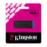 Kingston DataTraveler Exodia 128 GB, USB-Stick schwarz/blau, USB-A 3.2 Gen 1
