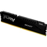 Kingston FURY DIMM 16 GB DDR5-6400, Arbeitsspeicher schwarz, KF564C32BBE-16, FURY Beast, INTEL XMP, AMD EXPO