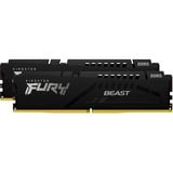 Kingston FURY DIMM 64 GB DDR5-6000 (2x 32 GB) Dual-Kit, Arbeitsspeicher schwarz, KF560C30BBK2-64, Fury Beast, INTEL XMP