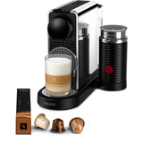 Krups Nespresso CitiZ&Milk Platinum XN630D, Kapselmaschine edelstahl