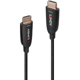 Lindy Fibre Optic Hybrid HDMI 2.1 8K60 Kabel schwarz, 30 Meter, AOC-Kabel