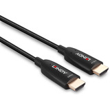 Lindy Fibre Optic Hybrid HDMI 2.1 8K60 Kabel schwarz, 30 Meter, AOC-Kabel
