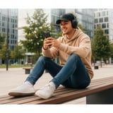 Medion Life HX1-Pure Over-Ear-Kopfhörer  schwarz, Bluetooth