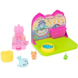 Spin Master Gabby's Dollhouse Deluxe Room Spielset - Fest-Raum mit Kätzchen Narwal , Spielfigur 