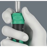 Wera Kraftform Kompakt 28 RA mit Tasche, Bit-Satz schwarz/grün, 6-teilig, 1/4", mit Ratschenfunktion und Edelstahl-Bithalter