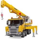 bruder 03571 Scania Super 560R Liebherr Kran-LKW mit Light & Sound Modul, Modellfahrzeug 