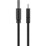 goobay USB 2.0 Kabel, USB-A Stecker > USB-C Stecker schwarz, 1 Meter