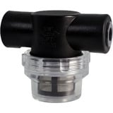 Alphacool ES Inline Partikelfilter 2x G1/4" IG schwarz/transparent