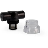 Alphacool ES Inline Partikelfilter 2x G1/4" IG schwarz/transparent
