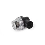 Alphacool ES Inline Partikelfilter 2x G1/4" IG schwarz/transparent