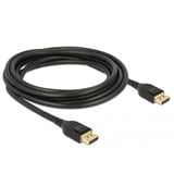 DeLOCK DisplayPort Kabel 8K schwarz, 3 Meter