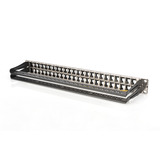 Digitus Modulares High Density Patchpanel, 24-Port, Rack Mount, geschirmt schwarz, 1 HE, für Keystone-Module, mit Beschriftungsfeld