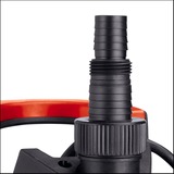 EINHELL Schmutzwasserpumpe GE-DP 3925 ECO, Tauch- / Druckpumpe rot/schwarz, 390 Watt
