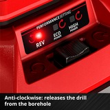 Einhell Akku-Erdbohrer GP-EA 18/150 Li BL - Solo Professional, 18Volt rot, ohne Akku und Ladegerät