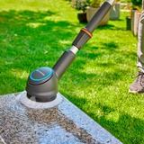 GARDENA Tellerbürsten-Aufsatz, für Akku-Multi-Reiniger AquaBrush, Waschbürste grau/türkis, komplette Einheit mit Tellerbürste Soft