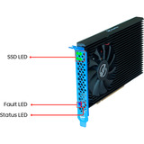 HighPoint Rocket 7604A PCIe Gen5 x16 zu 4-M.2x4 NVMe RAID, RAID-Karte 