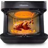 Hisense Heißluftfritteuse HAF2100DCD  schwarz, 2.100 Watt, Korb 7,7 Liter