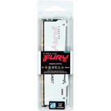 Kingston FURY DIMM 16 GB DDR5-6000, Arbeitsspeicher weiß, KF560C30BWEA-16, FURY Beast RGB, INTEL XMP, AMD EXPO