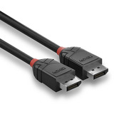 Lindy DisplayPort 1.2 Kabel, Black Line schwarz, 1m