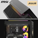 MSI MEG Vision X AI 2NVZ9-234AT, Gaming-PC schwarz/transparent, Windows 11 Home