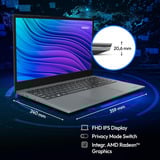 Medion Avantum 15 E1 (MD62716), Notebook grau, AMD Ryzen 5 7430U, AMD Radeon Graphics, 16 GB DDR4, 1 TB (1 TB SSD), Windows 11 Home 64-Bit