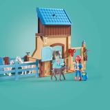 PLAYMOBIL 71353 Horses of Waterfall Amelia & Whisper mit Pferdebox, Konstruktionsspielzeug 
