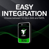 Seagate Exos 7E10 10 TB, Festplatte SATA 6 Gb/s, 3,5"