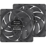 Thermaltake TOUGHFAN 14 Pro High Static Pressure PC Cooling Fan 140x140x25, Gehäuselüfter schwarz, 2 Fans Pack