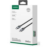 UGREEN L513 USB-C auf USB-C Lade- und Datenkabel schwarz/grau