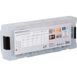 fischer Mini FixTainer PowerFast II - BC, Schrauben-Set silber, 125-teilig