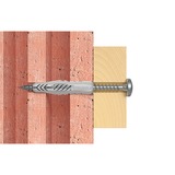 fischer Universaldübel UX 10x60 hellgrau, 25 Stück