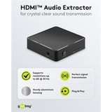 goobay HMDI-Audio-Extractor 4K @ 30 Hz, HDMI Splitter schwarz