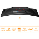 AOC CU34G4ZCA, Gaming-Monitor 86.4 cm (34 Zoll), schwarz, WQHD, Fast-VA, Curved, USB-Hub, 250Hz Panel