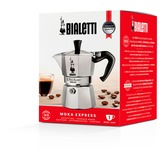 Bialetti Moka Express, Espressomaschine silber, 1 Tasse